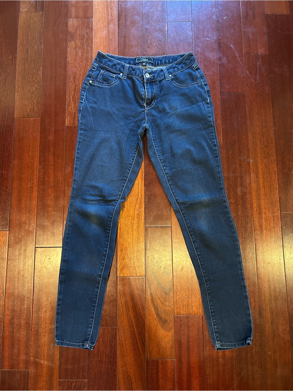 CATO Women’s Dark Blue Women's Stretch Jeans Skinny Comfortable Embellished